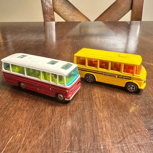 Vintage Corgi Juniors Diecast School Red Tour Bus Toys - Picture 2 of 9